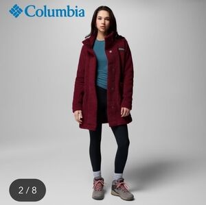 Columbia Women's Burgundy Teddy Jacket